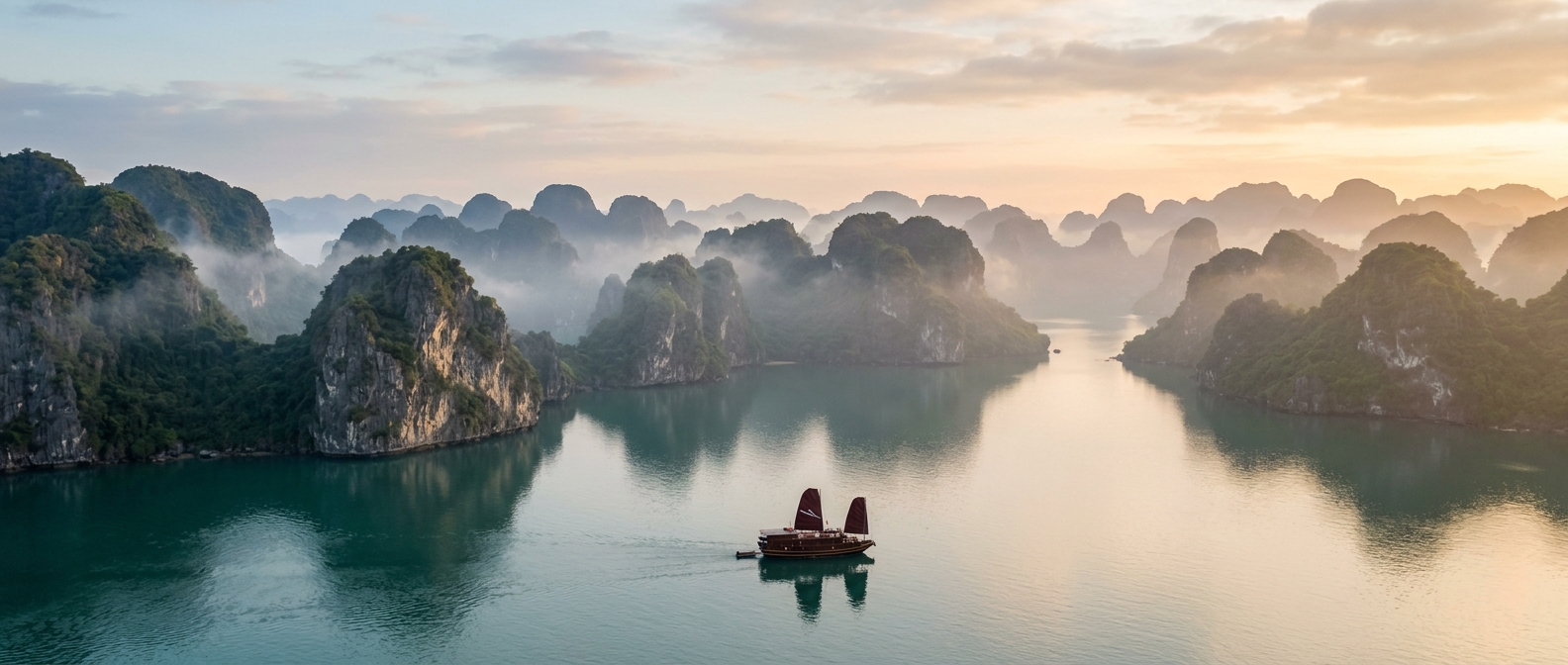 Ha Long Bay, a lower-risk tourist highlight in Vietnam for Japanese encephalitis