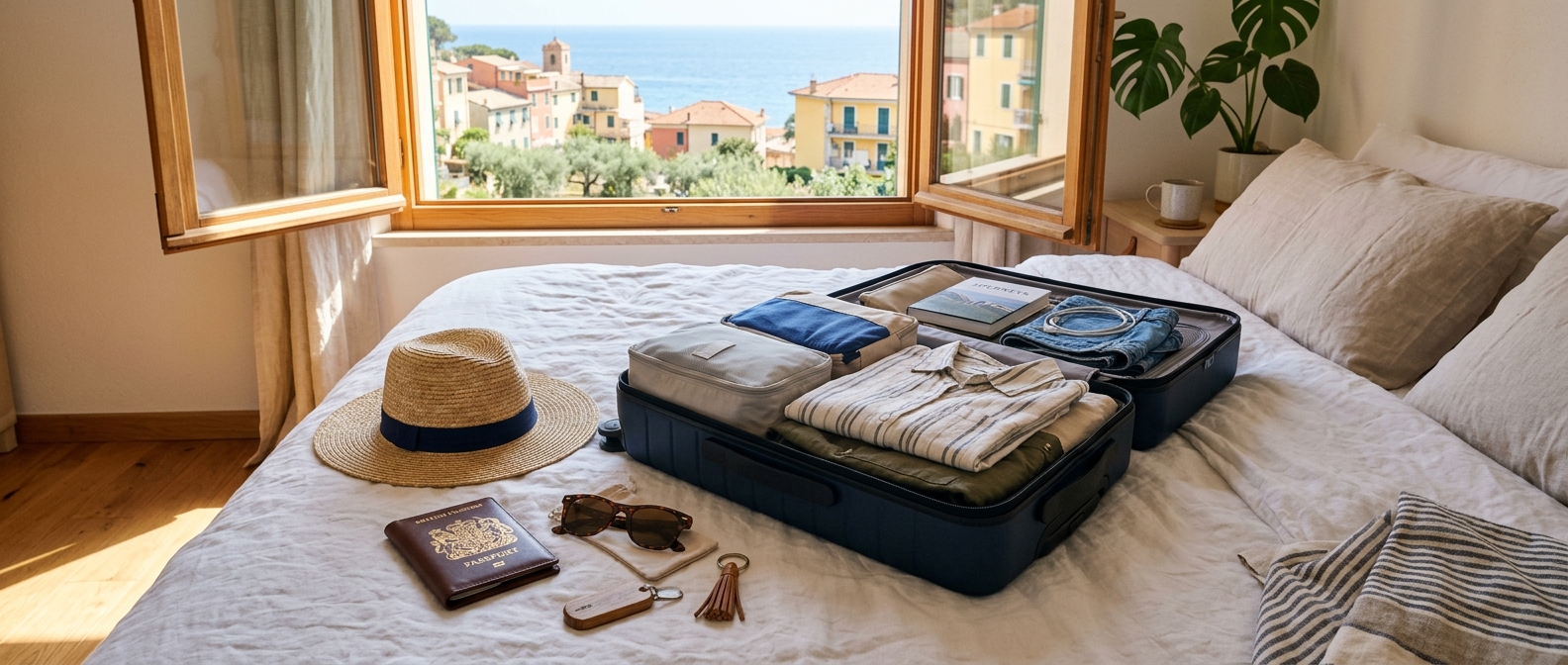 Packing for a trip after travel vaccinations at our Mottingham travel clinic